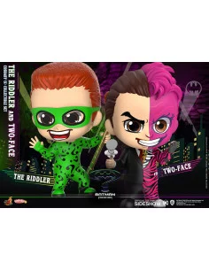 es::Batman Forever Pack de 2 Minifiguras Cosbaby The Riddler & Two-Face Hot Toys 11 cm 2