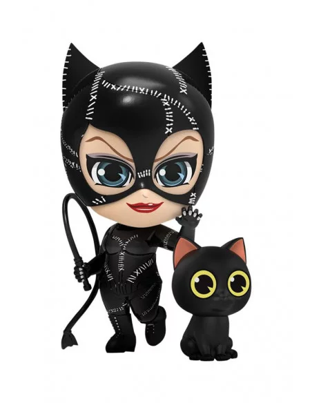 es::Batman Returns Minifiguras Cosbaby Catwoman with Whip Hot Toys 12 cm