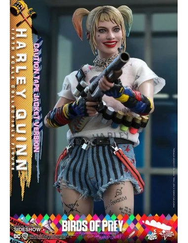 es::Birds of Prey Figura 1/6 Harley Quinn Caution Tape Jacket Version Hot Toys 29 cm