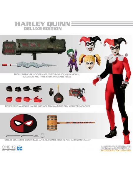 es::DC Comics Figura 1/12 Harley Quinn Deluxe Edition 16 cm