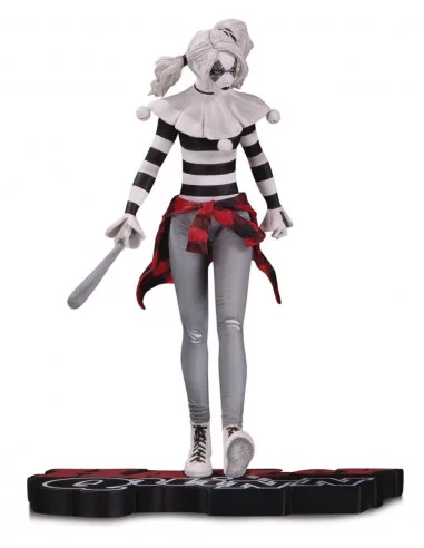 es::DC Comics Red, White & Black Estatua Harley Quinn by Steve Pugh 18 cm