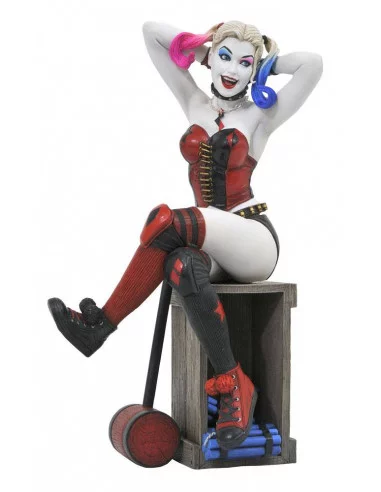 es::DC Gallery Estatua Suicide Squad Harley Quinn sentada 20 cm