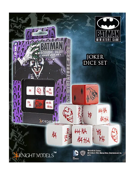 es::Batman Miniature Game: Joker Dice Set