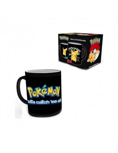 es::Pokémon Taza con cambio de imagen Pikachu 300 ml