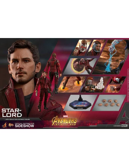 es::Vengadores: Infinity War Figura 1/6 Star-Lord Hot Toys 31 cm