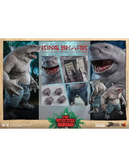 es::Escuadrón Suicida Figura 1/6 King Shark Hot Toys-3
