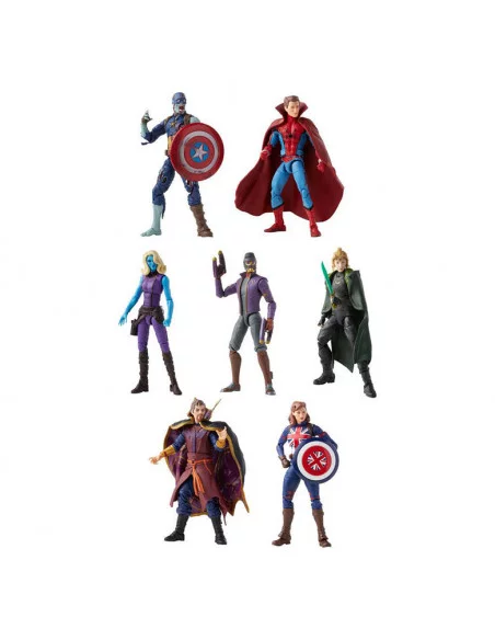 es::Disney Plus Marvel Legends Pack de 7 Figuras 15 cm Wave 1 What If 2022