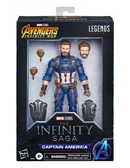 es::The Infinity Saga Marvel Legends Figura Captain America Avengers: Infinity War 15 cm