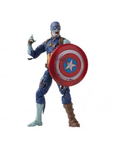 es::Disney Plus Marvel Legends Figura Zombie Captain America What If 15 cm