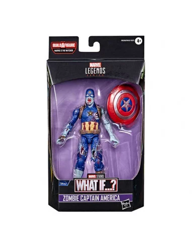 es::Disney Plus Marvel Legends Figura Zombie Captain America What If 15 cm