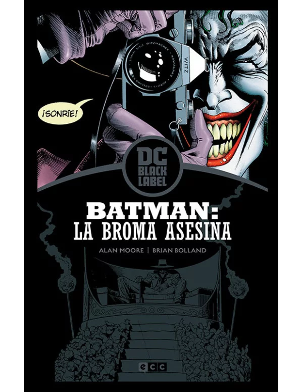 Comprar comic Ecc Ediciones Batman: La Broma Asesina (Biblioteca DC Black  Label) - Mil Comics: Tienda de cómics y figuras Marvel, DC Comics, Star  Wars, Tintín