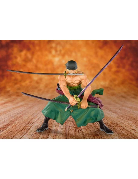 es::One Piece Estatua PVC FiguartsZERO Pirate Hunter Zoro 11 cm