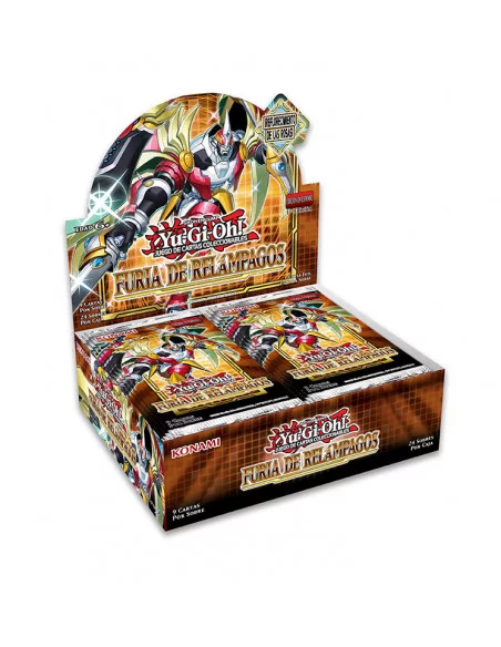 es::Yu-Gi-Oh! Furia de Relámpagos 1 caja de 24 sobres