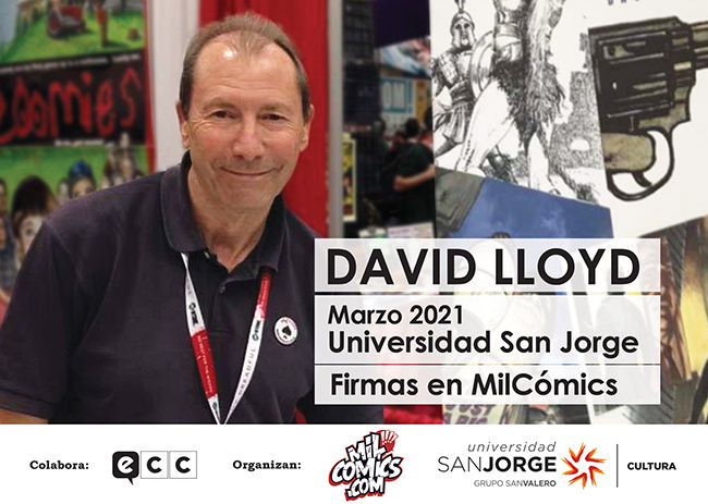 David Lloyd firma V de Vendetta en MilCómics