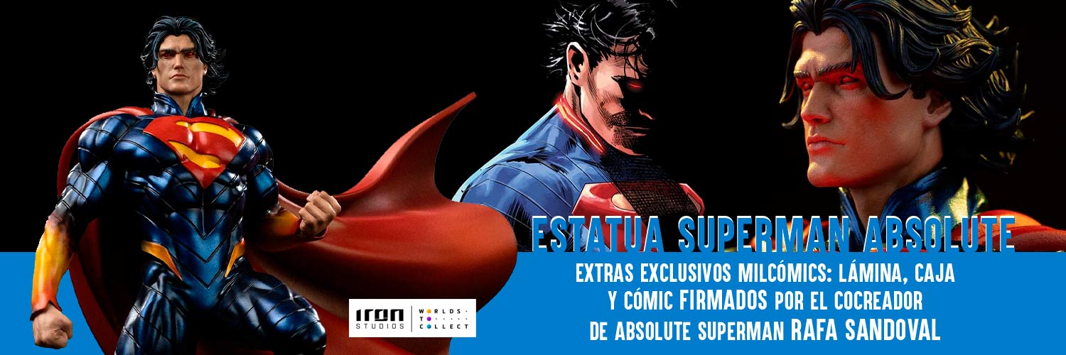 estatua absolute superman iron studios rafa sandoval