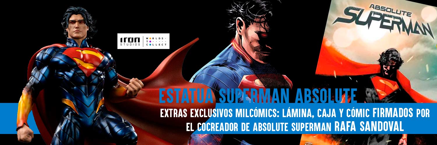 estatua absolute superman iron studios rafa sandoval